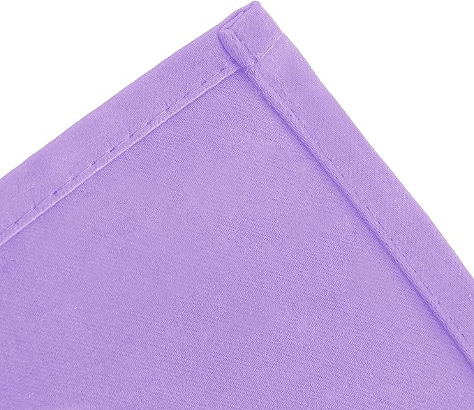 LEMOMO Blackout Curtains 38 x 84 inch/Lavender Curtains Set of 2 Panels/Thermal Insulated Room Darkening Bedroom Curtains