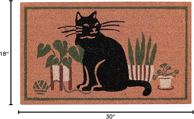 Now Designs Cat Collective Coir Doormat, 1 EA