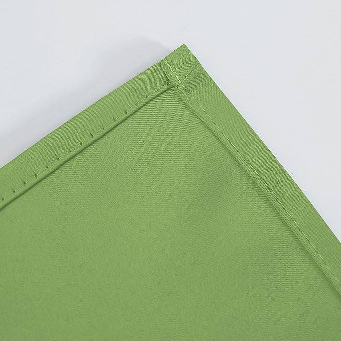 LEMOMO Light Green Thermal Blackout Curtains/42 x 95 Inch/Set of 2 Panels Room Darkening Curtains for Bedroom