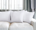 Throw Pillows (Set of 4 – White), 22x22in, 22 X 22 Inches
