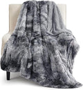 Bedsure GentleSoft Fluffy Fuzzy Faux Fur Throw Blanket for Couch, Soft Sherpa Fleece Cozy Gifts for Women, Plush Bed Blanket Room Decor for Men, Thick Warm Minky Teen Gifts Winter Bedding