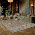 6x9 Washable Area Rug for Living Room Bedroom Vintage Rust Red Carpet Soft Low Pile Traditional Retro Non Slip Throw Rug for Dining Room Entryway Indoor Dorm Kitchen
