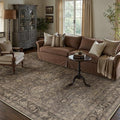 5x7 Washable Area Rug for Living Room Bedroom Vintage Brown Soft Low Pile Carpet Traditional Retro Non Slip Throw Rug for Dining Room Entryway Indoor Dorm Kitchen