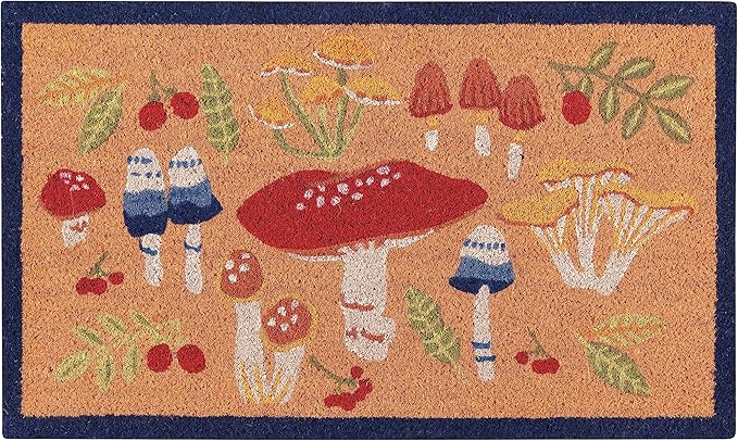 Now Designs Field Mushrooms Coir Doormat, 1 EA